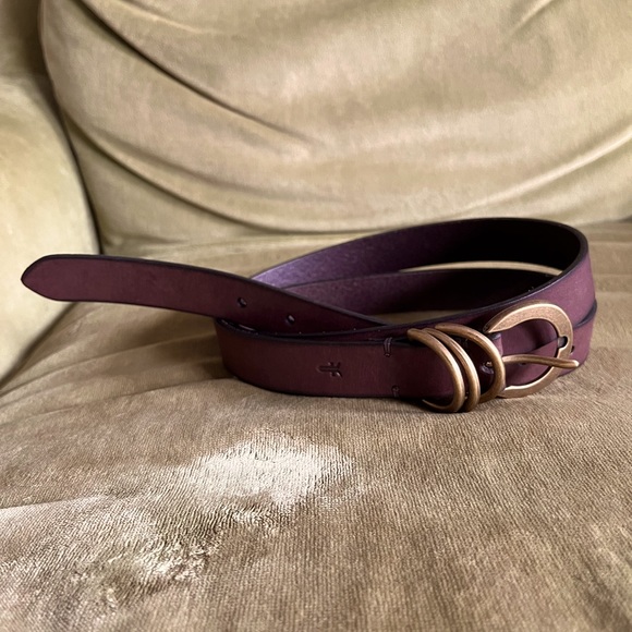 frye leather brown belt - Picture 2 of 3